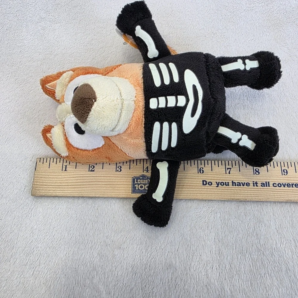 Bingo Glow In The Dark Skeleton Costume Halloween Holiday Plush Toy‎ 7.5